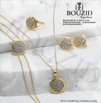 Parure en or jaune 18K