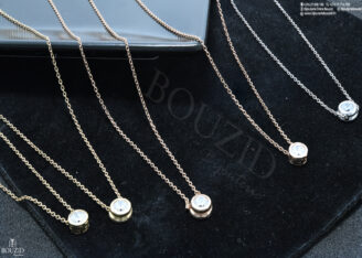 Collier en Or 18K avec zircon – Élégance intemporelle | Bijouterie Bouzid