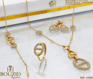 Parure or 18K – Bijoux élégants pour femme | Bijouterie Frères Bouzid