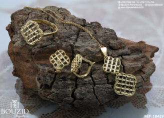 Série bijoux en or 18K – Élégance intemporelle | Bijouterie Bouzid Tunisie