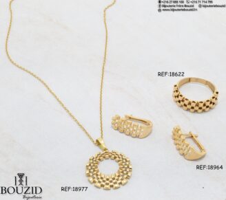 Série or 18 carats – Élégance intemporelle & design raffiné | Bijouterie Frères Bouzid