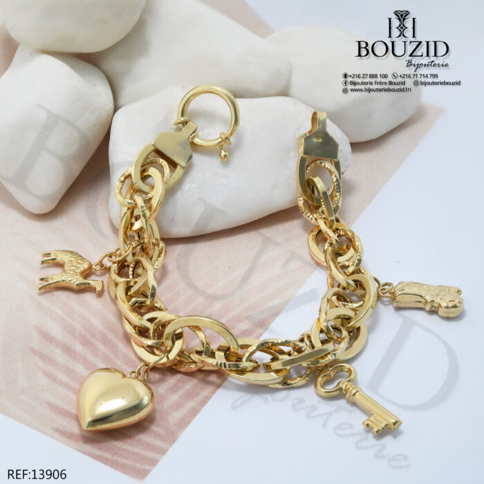 Bracelets fitishs en or jaune 18K