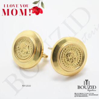 Boucles d’Oreilles Lira en Or Jaune 18K