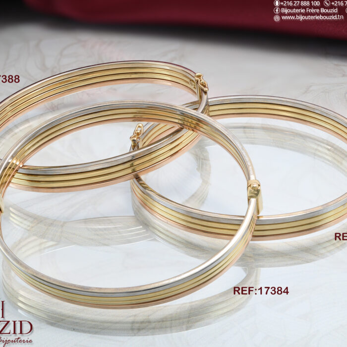 Bracelets en or 18K – Modèles élégants et intemporels | Bijouterie Bouzid Tunisie