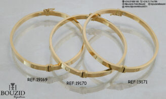 Bracelet Clou en Or 18K – Élégance Moderne & Brillance Intemporelle