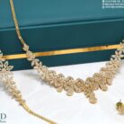 Parure Or 18K – Parure élégante sertie de zircons | Bijouterie Frères Bouzid